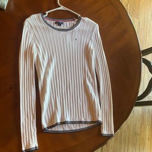 tommy hilfiger white sweater